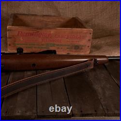 1 1/4 Wide Buffalo Hide Leather Rifle Sling Crazy Horse/Brown Amish Handmade