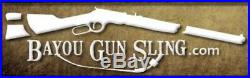 1 1/4 Wide Leather NO DRILL Rifle Sling For Henry Rifles. Memorial day Special