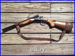 1 1/4 Wide NO DRILL Rifle Sling For Henry Rifles. Water Buffalo Leather