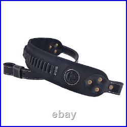 1 Combo of Leather Slip on Recoil Pad with Gun Sling for. 22LR 12GA. 308.30/30