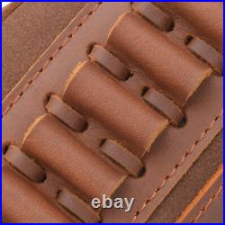 1 Set Leather Buttstock, Rifle Sling With Swivels For. 357.30/30.38 in Brown