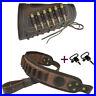 1-Set-Leather-Gun-Ammo-Buttstock-Canvas-Rifle-Sling-For-30-30-308-30-06-01-yu