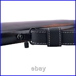 1 Set Leather Rifle Buttstock With Canvas Gun Sling For Marlin /Shotgun /Airgun