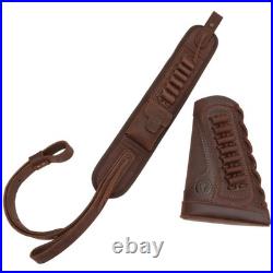 1 Set of Gun Buttstock Cheek Rest Pad with Shell Holder Sling for 308 30-06