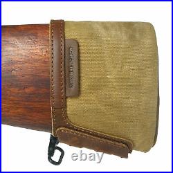 1 Sets Canvas Rifle Shoulder Sling with Matched Color Gun Recoil Pad Buttstock