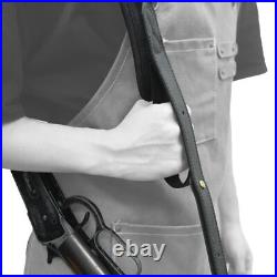 1 Suit Leather Gun Buttstock Cover with Gun Sling for. 308.30/06.22LR 12GA. 357