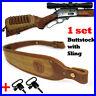 1-sets-Rifle-Shell-Holder-with-Gun-Sling-Buttstock-Rifle-Sling-Leather-Canvas-01-ux