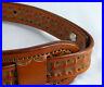 1-wide-Handmade-tooled-genuine-Leather-Rifle-Sling-with-2-tooled-Shoulder-pad-01-gvqo
