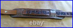 1 wide sling with 2 shoulder leather strap HENRY 45-70 Gov 1 wide sling with 2 shoulder leather strap HENRY 45-70 Gov