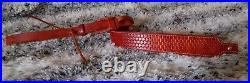 100% Full grain leather handcrafted gun sling