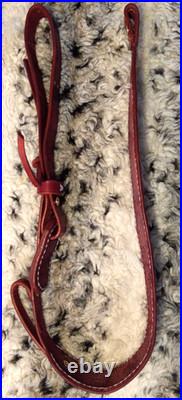 100% Full grain leather handcrafted gun sling