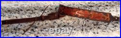 100% Full grain leather handcrafted gun sling