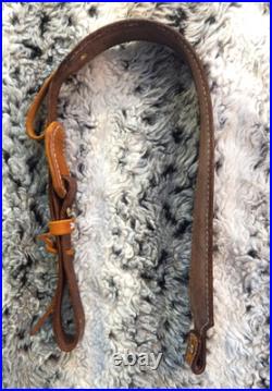 100% Full grain leather handcrafted gun sling