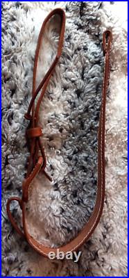 100% Full grain leather handcrafted gun sling