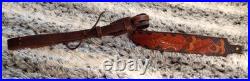 100% Full grain leather handcrafted gun sling