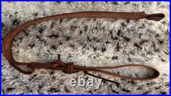 100% Full grain leather handcrafted gun sling