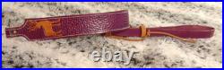 100% Full grain leather handcrafted gun sling