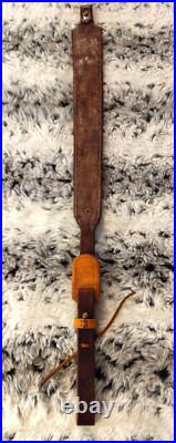 100% Full grain leather handcrafted gun sling