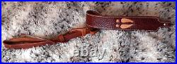100% Full grain leather handcrafted gun sling