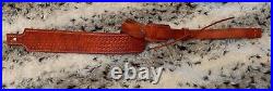 100% Full grain leather handcrafted gun sling