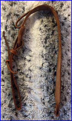 100%Full grain leather handcrafted shotgun sling
