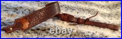 100%Full grain leather handcrafted shotgun sling