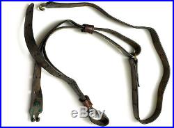 1918 US WWI Model 1907 leather rifle sling, complete, original GI nice cond