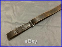 1920s-30s USMC Springfield Rifle M1907 Leather Sling NOT ARMY
