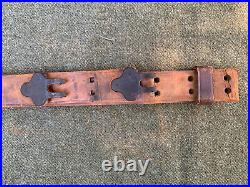 1943 MILSCO WWII US Army rifle sling M1 Garand 1903 Springfield leather complete