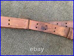 1943 MILSCO WWII US Army rifle sling M1 Garand 1903 Springfield leather complete