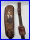 1992-L-C-Smith-1075-Capital-Leather-Series-Rifle-Sling-Padded-Boar-Turkey-Buck-01-xsqt