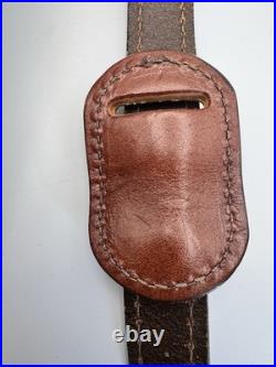 1992 L. C. Smith 1075 Capital Leather Series Rifle Sling Padded Boar Turkey Buck