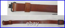 2 Marlin Brown Leather Rifle Carry Straps Slings 2 Marlin Brown Leather Rifle Carry Straps Slings