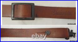 2 Marlin Brown Leather Rifle Carry Straps Slings