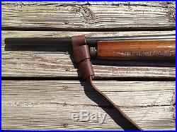 3/4 Wide Leather NO DRILL Rifle Sling For Henry Rifles. Brown Leather