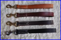 3 Personalized Custom Quality Leather Rifle Gun Sling Amish Made Adjustable