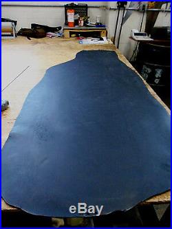 5/6 oz Black Veg Tan Water Buffalo Belt Pouch Holster Leather Bend 12-13.5 sq ft