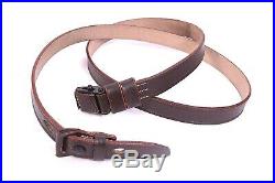 5 XPACK OF FIVEReproduction Leather Sling for German WW2 K98 Rifle