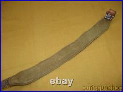 AA and E Rifle Sling 1 Inch Leather Lined Cobra with Basket Weave Pattern