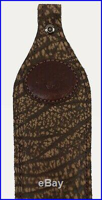 AFRICAN Genuine CAPE BUFFALO HIDE RIFLE SLING BROWN NEW
