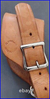 AL FREELAND Vintage Leather Original Cuff Sling For Competition Target Shooting