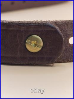 ANDY LANGLOIS MAKER USA CUSTOM LEATHER RIFLE SLING Without Mounts