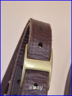 ANDY LANGLOIS MAKER USA CUSTOM LEATHER RIFLE SLING Without Mounts