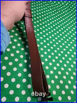 Aa&e Capital Leather LC Smith Tooled Stitched Suede Backed Padded Rifle Sling