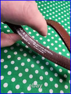 Aa&e Capital Leather LC Smith Tooled Stitched Suede Backed Padded Rifle Sling