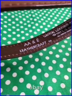 Aa&e Capital Leather LC Smith Tooled Stitched Suede Backed Padded Rifle Sling