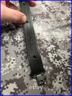 Aa&e Leathercraft Stitched Tooled Whitetail Buck Camo Suede Backed Rifle Sling