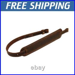 Adjustable Buffalo Leather Rifle Strap Amish Handcrafted