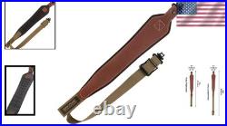 Allen BakTrak Leather Gun Sling, Brown