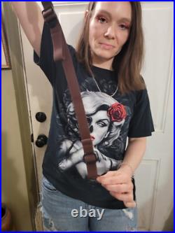 Alligator skin Rifle Sling CUSTOM handcrafted padded Genuine with CLOACA gluteus